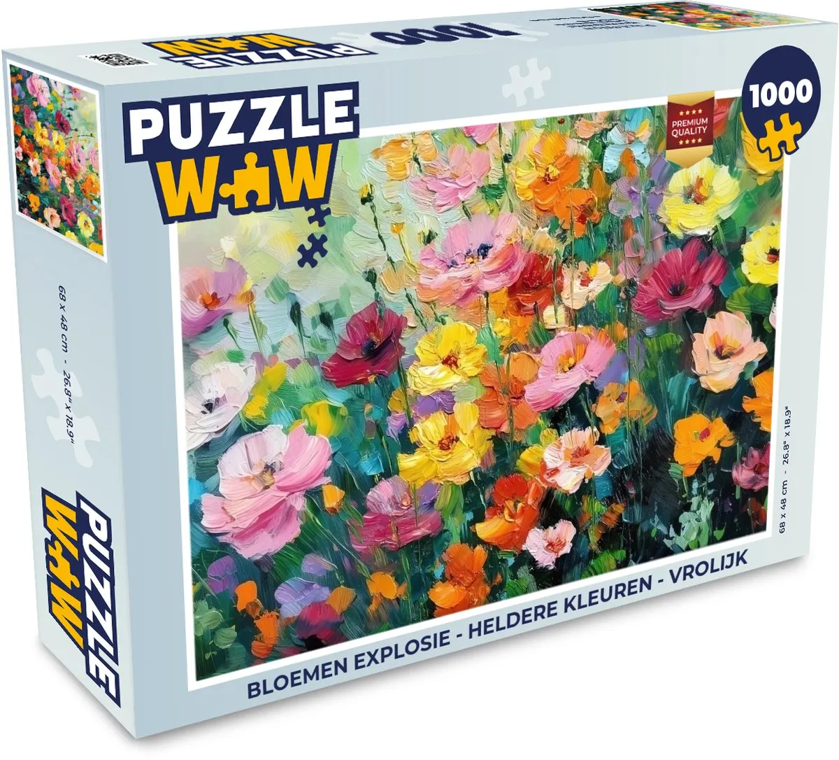 PuzzleWow Bloemen Explosie Legpuzzel 1000 Stuks - MPN 8721414218004