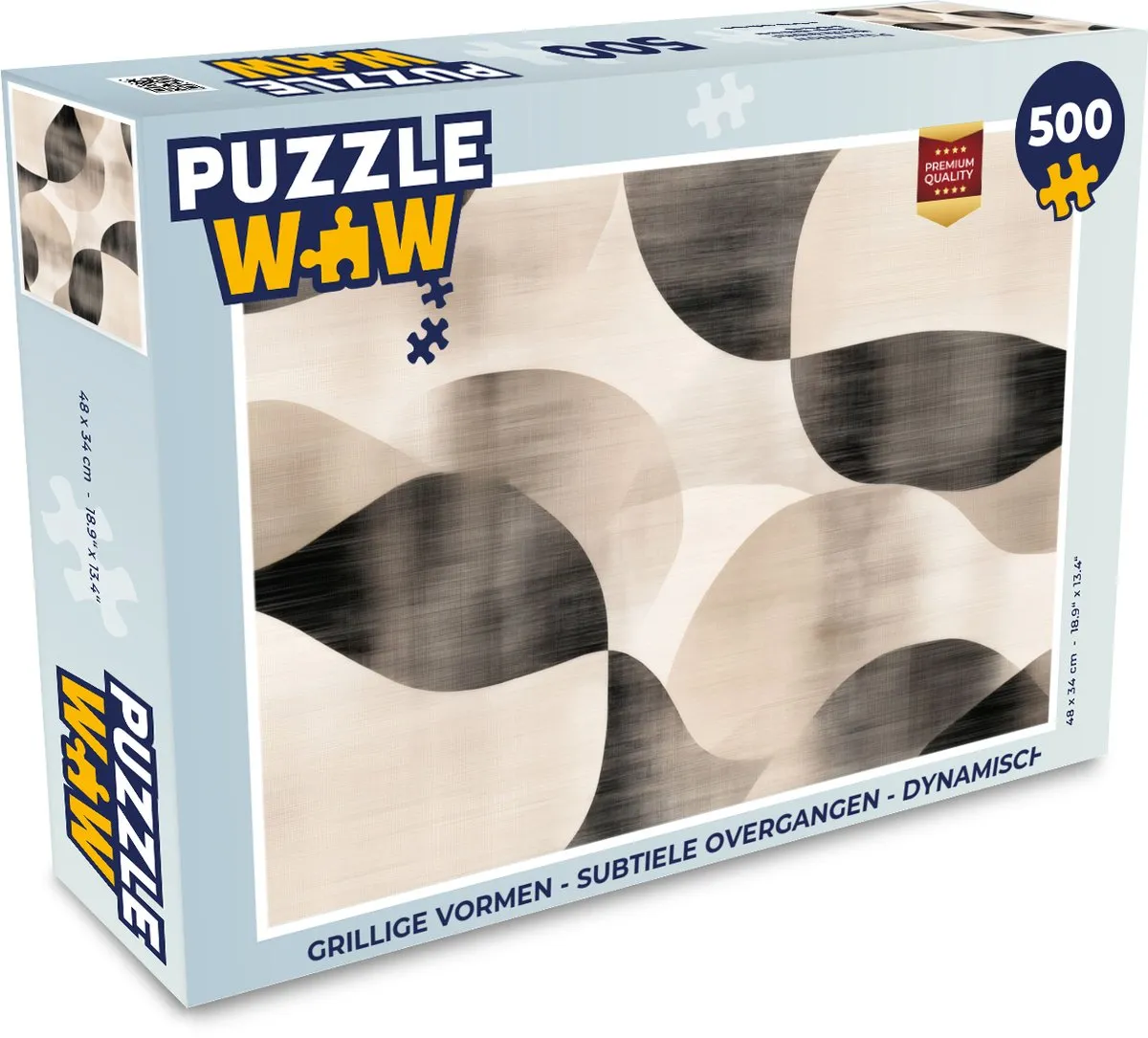 PuzzleWow Legpuzzel 500 Stuks - Dynamisch