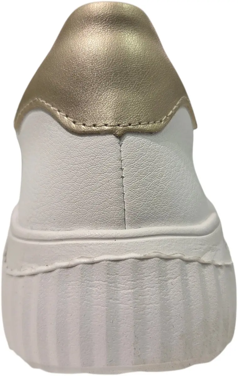 Remonte D3E00-80 Sneakers - Wit/Beige/Goud - 44 - afbeelding 2 van 6