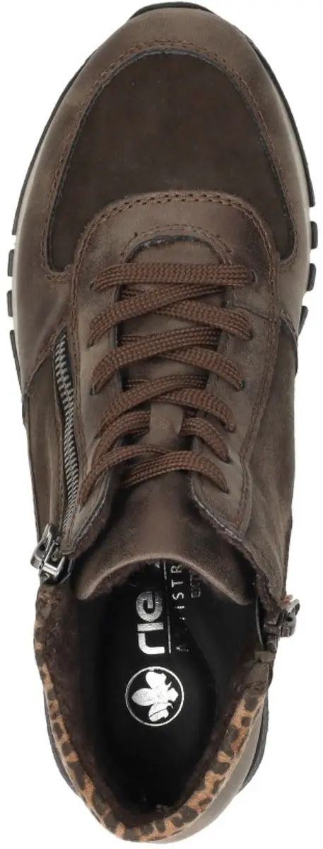 Rieker Veterboots bruin Synthetisch - Maat 38