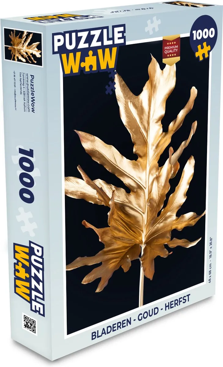 PuzzleWow Herfst Natuur Legpuzzel 1000 Stuks - Multicolor