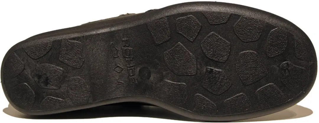 Rohde 2518 90 Pantoffels Gesloten Hiel Zwart Leer Dames Smal F - Zwart - 37