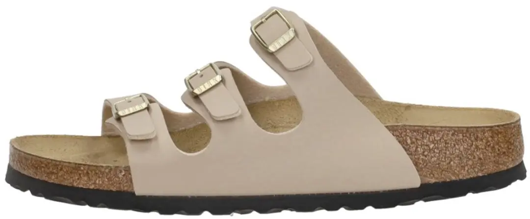 Birkenstock Florida Sandcastle BF Teenslipper 37 - Wit/beige - afbeelding 3 van 6