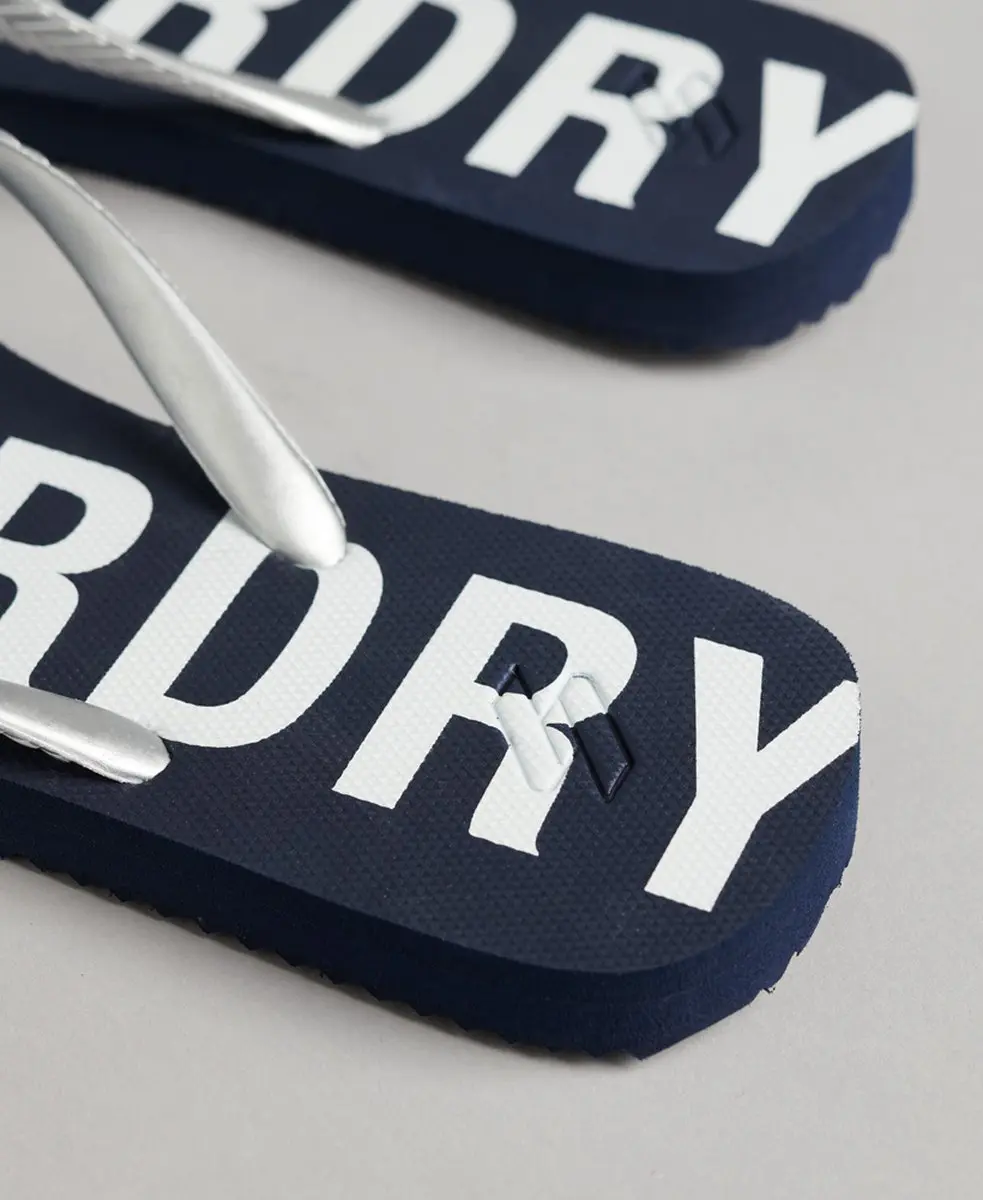 Superdry Code Essential Teenslippers WF310155A - 36/37 - Deep Navy/Metallic Silver - afbeelding 3 van 6