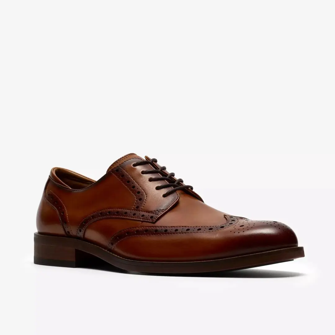 Clarks Veterschoen Cognac - Maat 41 - afbeelding 6 van 6