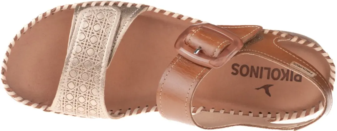 Pikolinos Sandaal Cadaques W8K 0555C1 Brandy Bruin Brons Combi maat 41