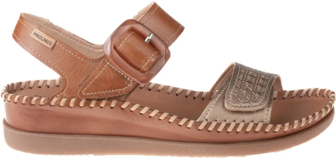 Pikolinos Sandaal Cadaques W8K 0555C1 Brandy Bruin Brons Combi maat 41