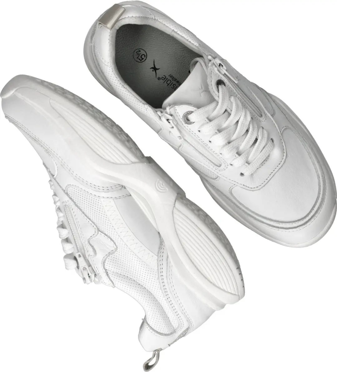 Xsensible Swx21 Dames Veterschoenen - Wit - Maat 37