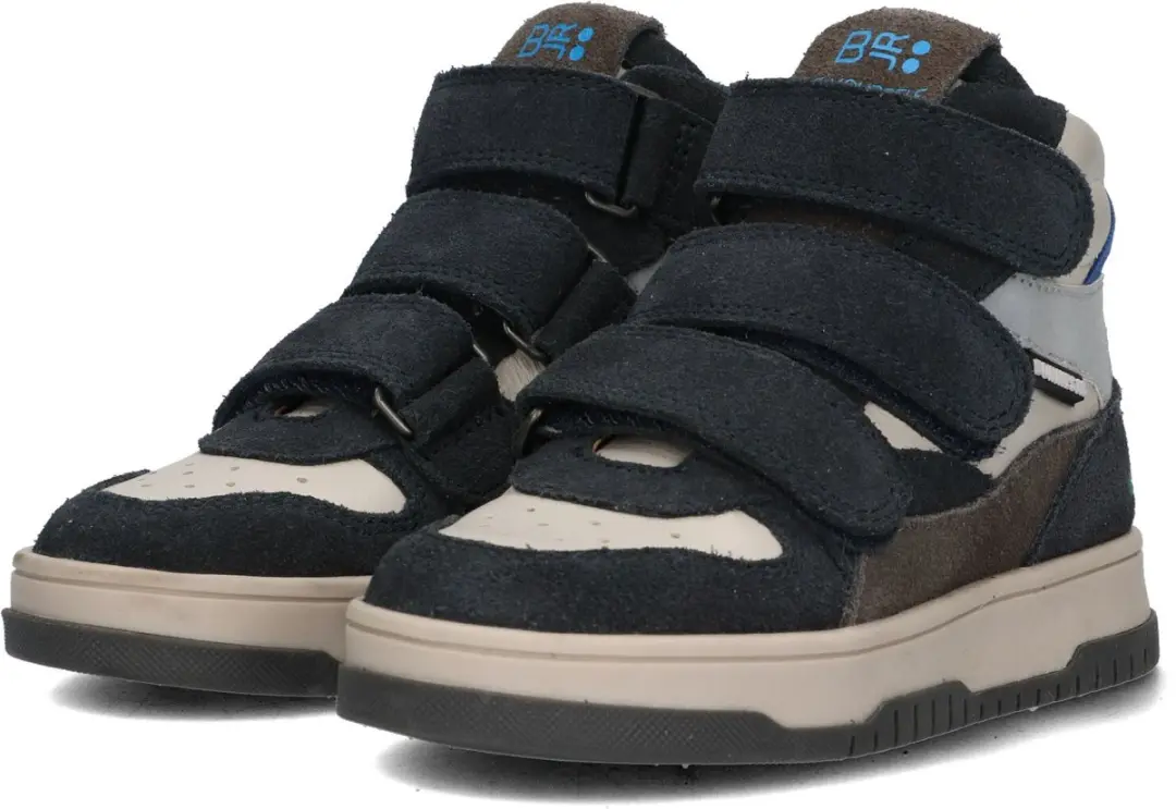 BunniesJR Jongens Hoge Sneakers 225991-429 - Blauw - Leer