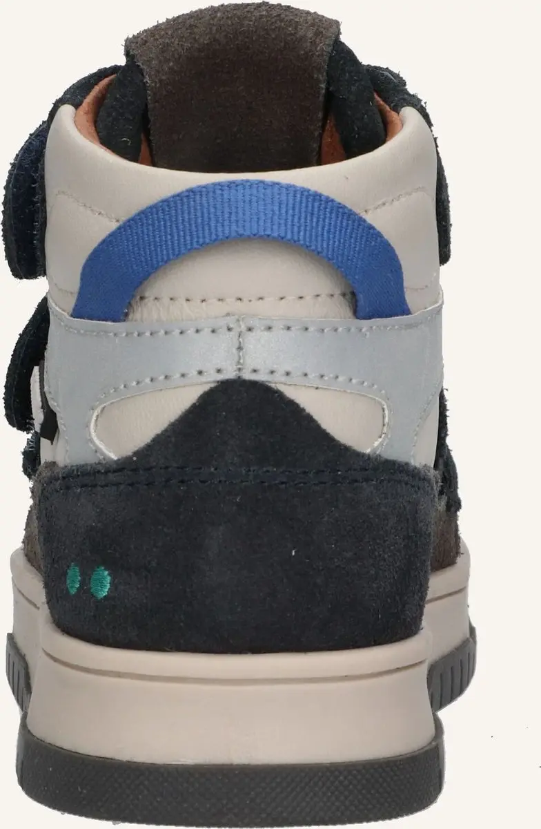 BunniesJR Jongens Hoge Sneakers 225991-429 - Blauw - Leer