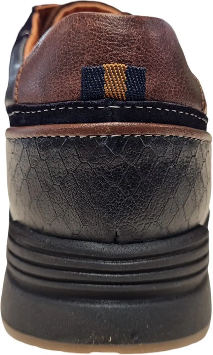 Australian Connery SJS Blue Cognac Brown Heren Sneakers - Multi - 43