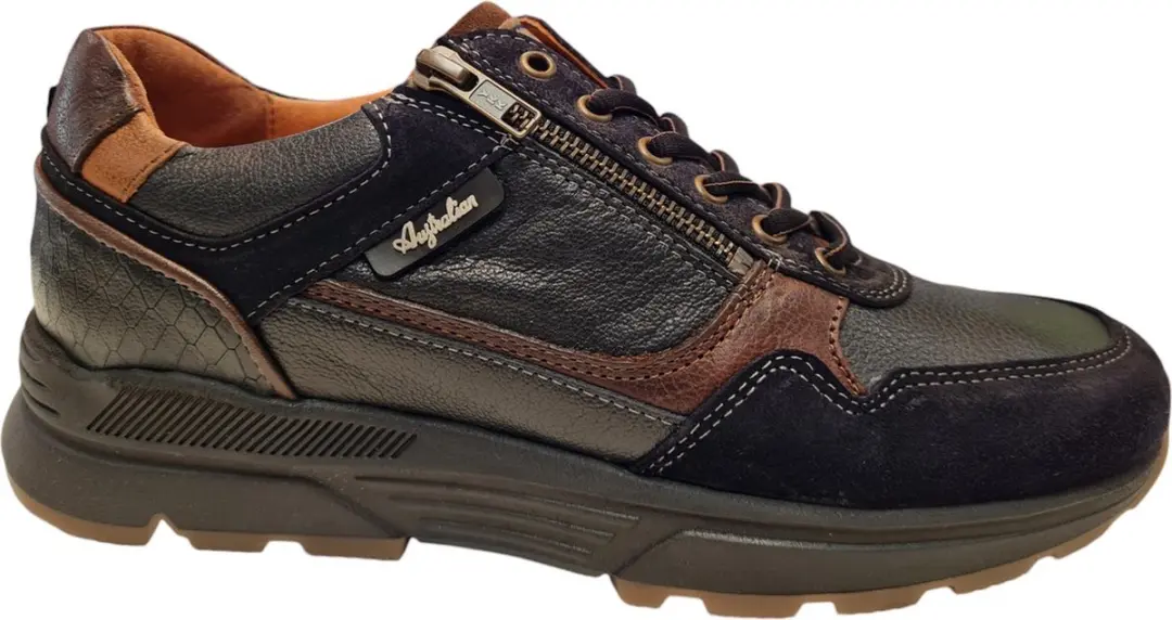 Australian Connery SJS Blue Cognac Brown Heren Sneakers