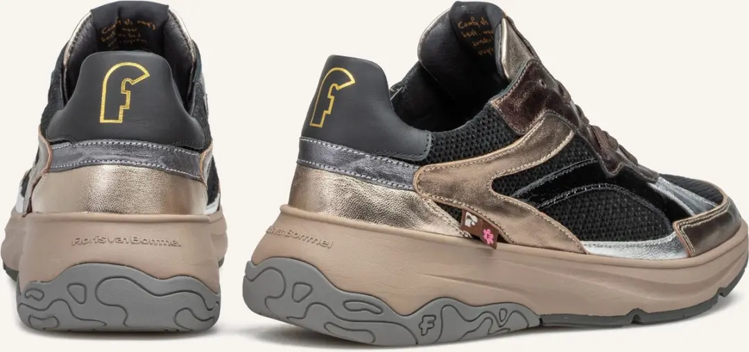 Floris van Bommel Holli Sneakers Sfw-10141 - Brons - Dames 40 - afbeelding 6 van 6