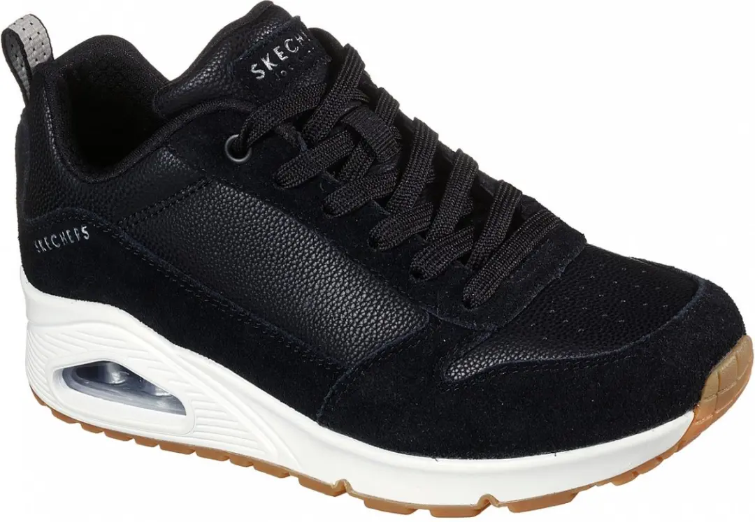 Skechers Uno-Solid Air, Vrouwen, Zwart, Sneakers, maat: 36