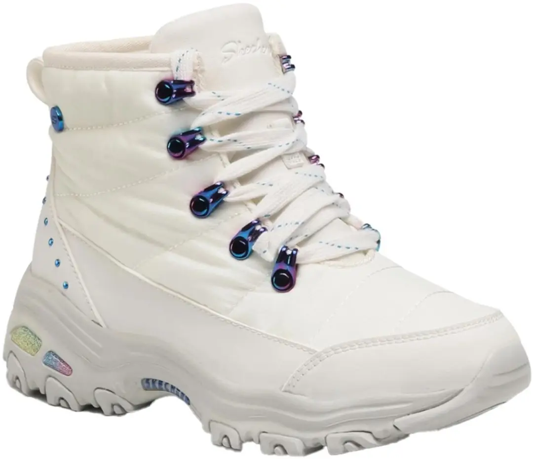 SKECHERS D LITES WEEKENDER PUFFER Skechers 167088-WMLT Dames Wandelschoenen Wit
