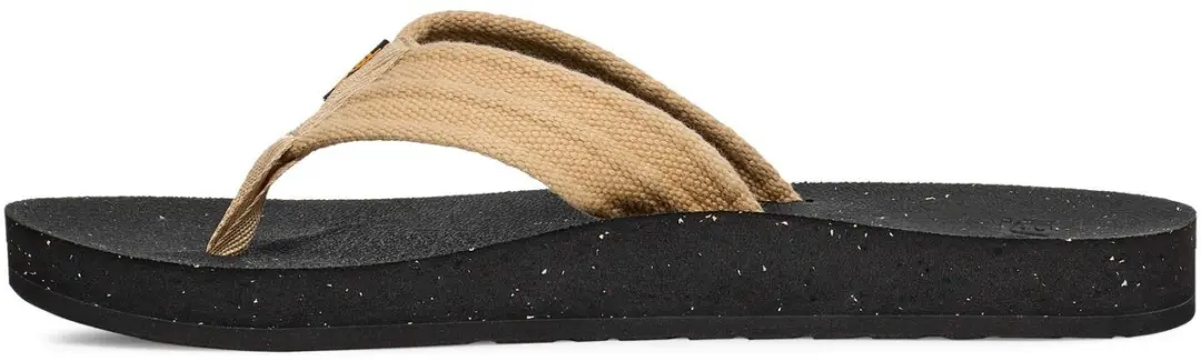 Teva Reflip Canvas Heren Slippers - Zwart/Beige - 40.5 - afbeelding 6 van 6