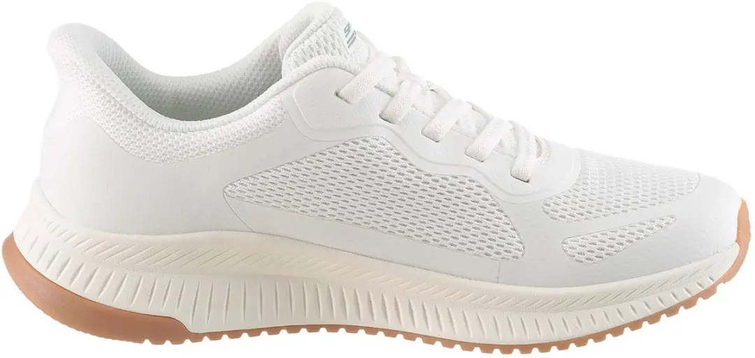 Skechers BOBS Squad 4 Slip-ins Staple Look - Witte dames schoenen 40