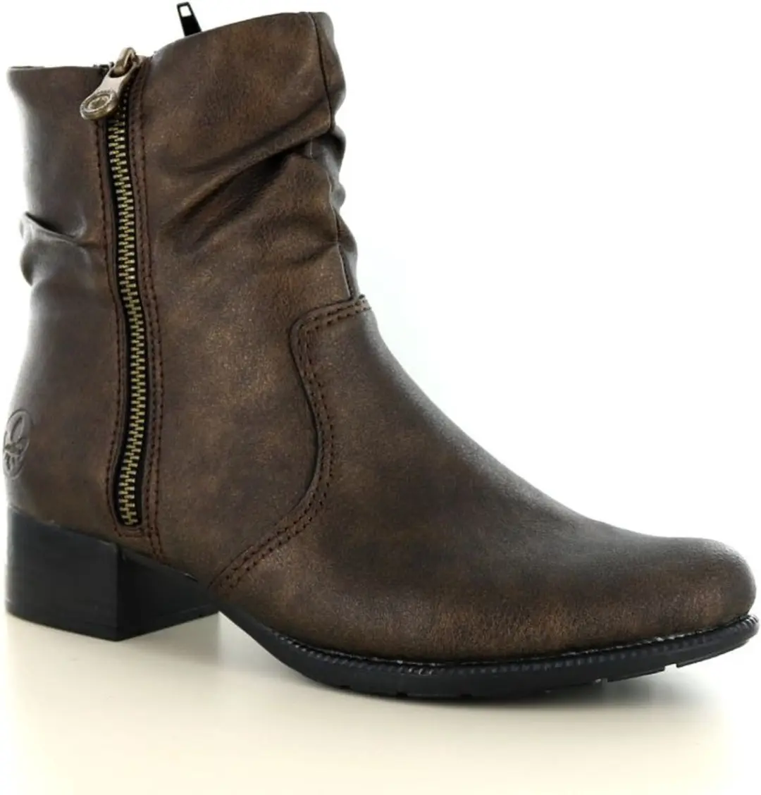 Rieker Enkellaarsjes 184505 - Bruin - Maat 42