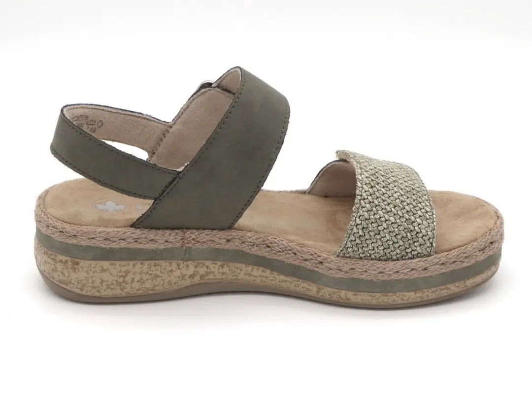 Rieker 211229 Sandalen - Groen - Maat 37 - afbeelding 5 van 6