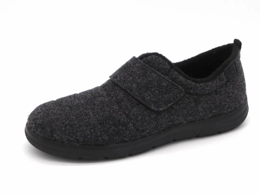 Rohde Heren Pantoffel 2627-82 - Maat 45 - Antraciet