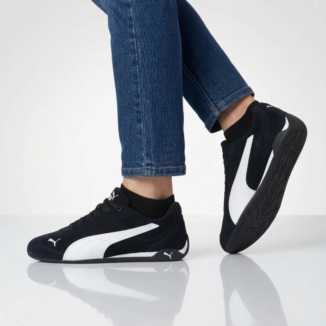 PUMA Replicatch SD 405097-01 - Schoen 42.5 - Zwart/Wit - afbeelding 3 van 6