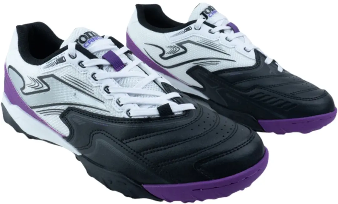 Joma Cancha Turf Voetbalschoenen - Zwart/Wit - 42 - afbeelding 2 van 4