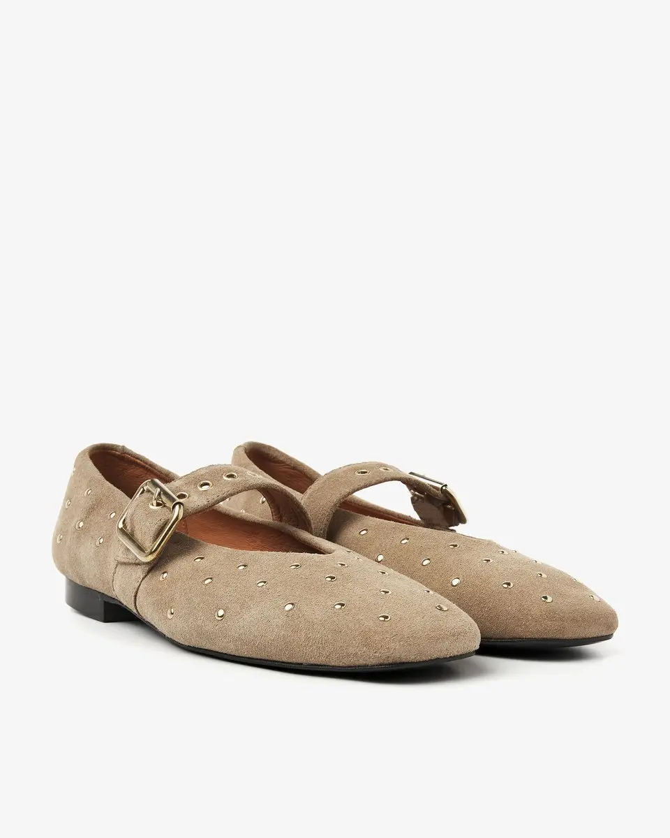 VIA VAI Lou Nina Ballerina Dames - Beige - Maat 41 - afbeelding 2 van 6