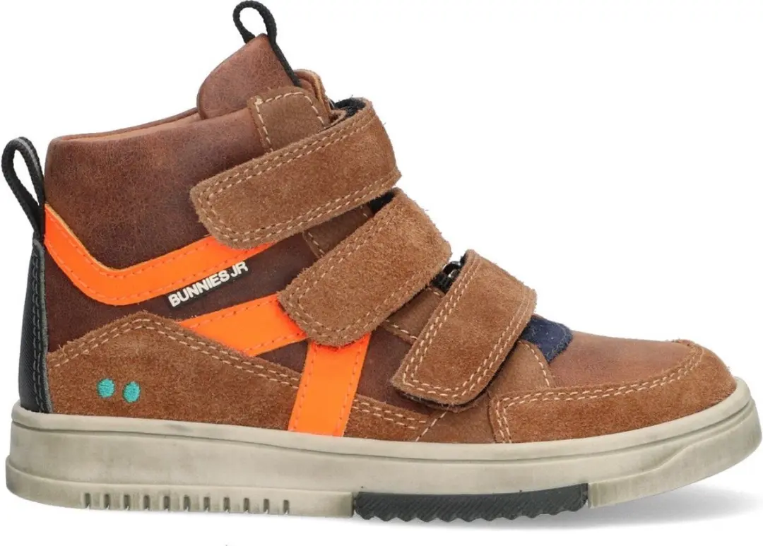 Milan Mieters Hoge Sneakers Jongens Bruin