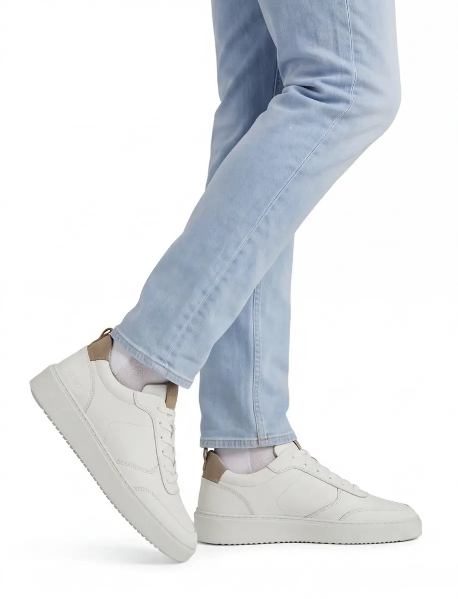 Rehab Oliver Heren Sneaker - Wit - Maat 42 - afbeelding 3 van 6
