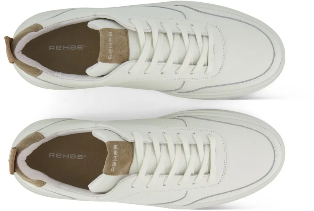 Rehab Oliver Heren Sneaker - Wit - Maat 42 - afbeelding 4 van 6