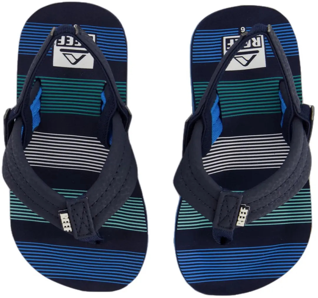 Reef Little Ahideep Sea Stripes Teenslipper 22 - Blauw - afbeelding 6 van 6