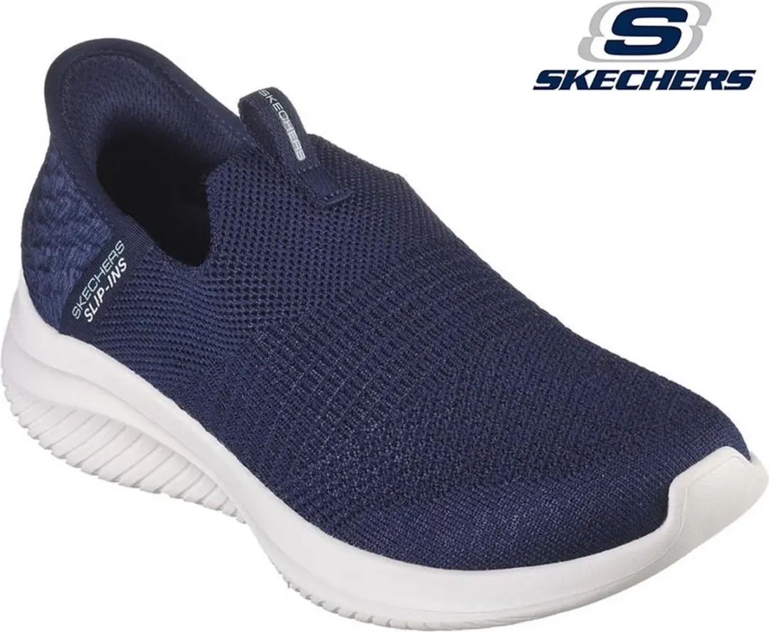 Skechers Ultra Flex 3.0M Smooth Step Dames Sneakers - Navy - afbeelding 4 van 6