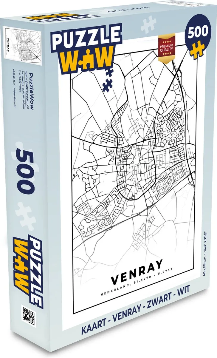 PuzzleWow Venray Legpuzzel 500 Stuks - Multicolor