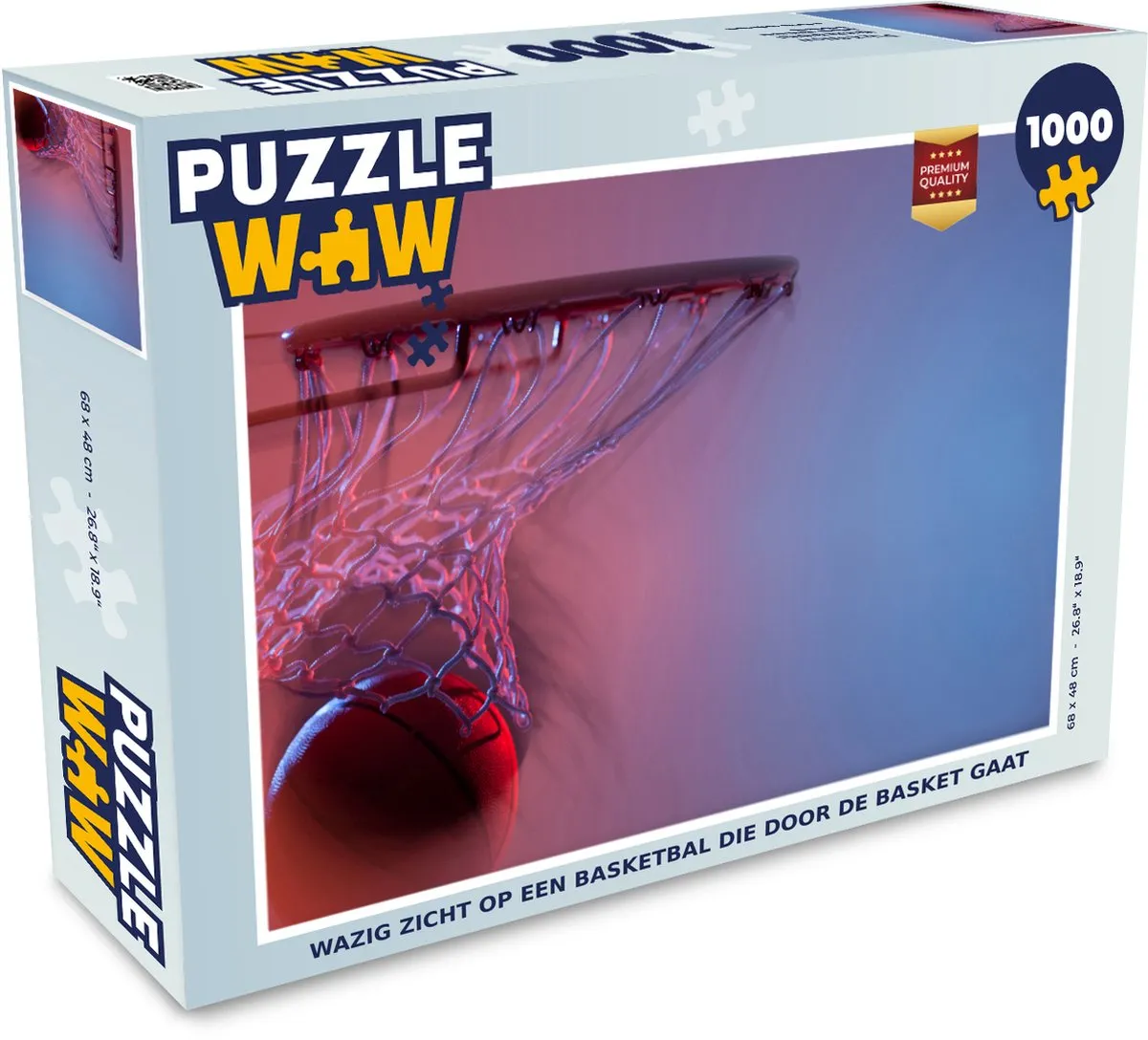 PuzzleWow Legpuzzel 1000 Stuks - Multicolor