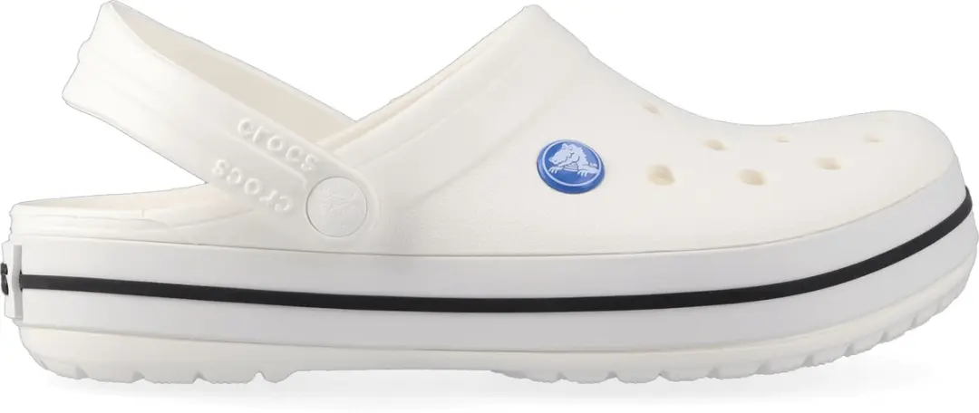Crocs Crocband Unisex Clogs 43/44 - Instappers - Wit/Zwart