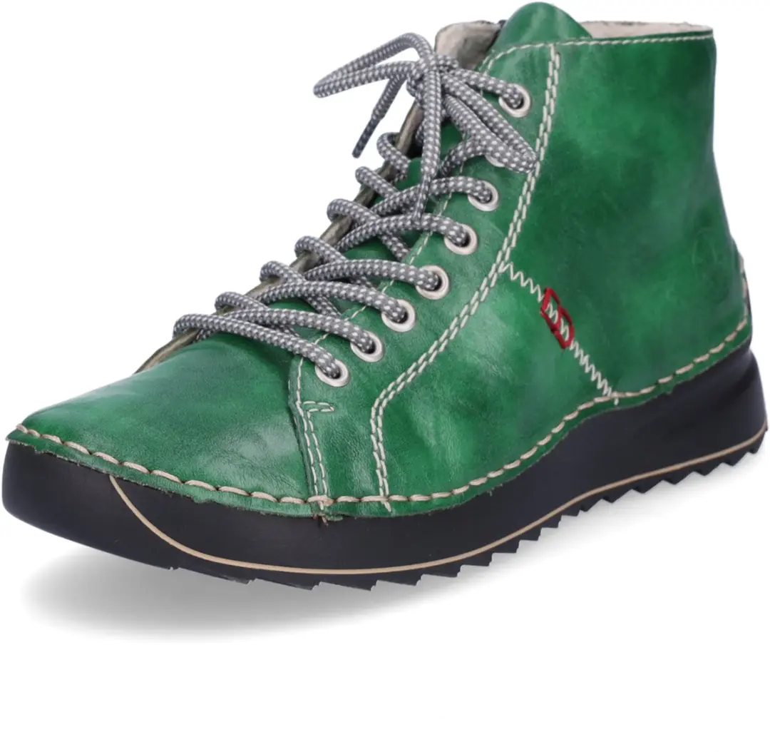 Rieker dames veterboot groen