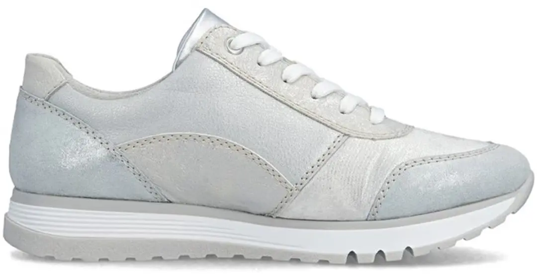 Rieker Antistress 49003-91 leren sneakers veters en rits Extra wijd uitneembare