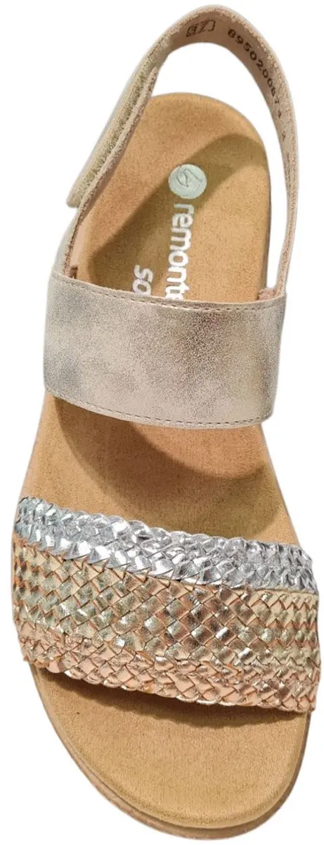 Remonte Leren Dames Sandalen - Goud - 40 - afbeelding 2 van 6