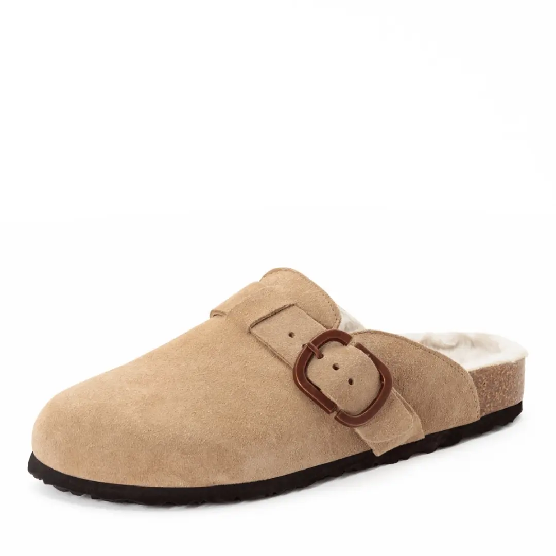 Tamaris Leren muiltjes 1-27601-45 341 Vrouwen Warme Voering M2760044 Beige