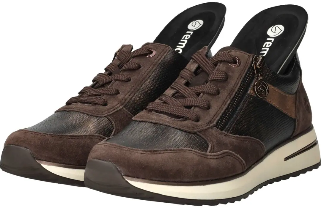 Remonte Dames Sneakers - Bruin - Maat 36 - afbeelding 6 van 6