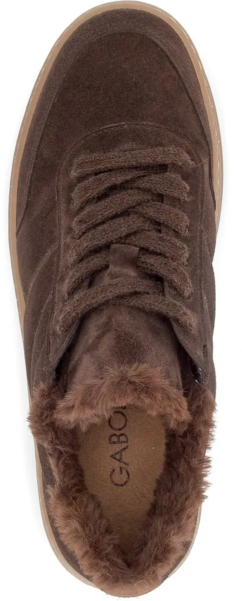 Gabor Suede Vacht VTR 6536-5 Dames Sneaker - Bruin