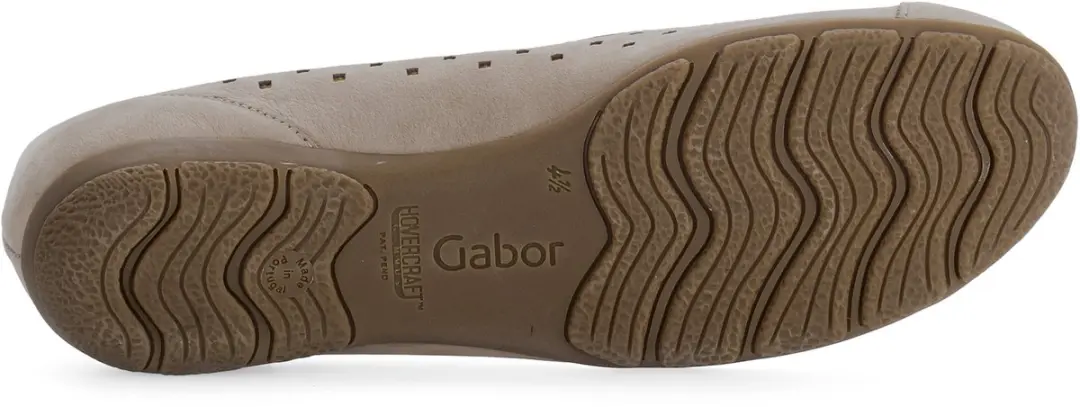 Gabor Instappers Nubuck Beige - Maat 42
