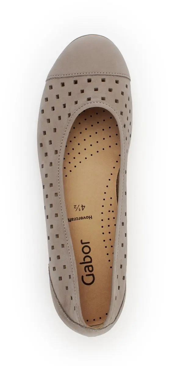 Gabor Instappers Nubuck Beige - Maat 42