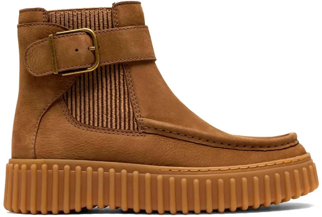 Clarks Torhill Buckle Half-hoge Schoenen 40 - Taupe - afbeelding 2 van 6