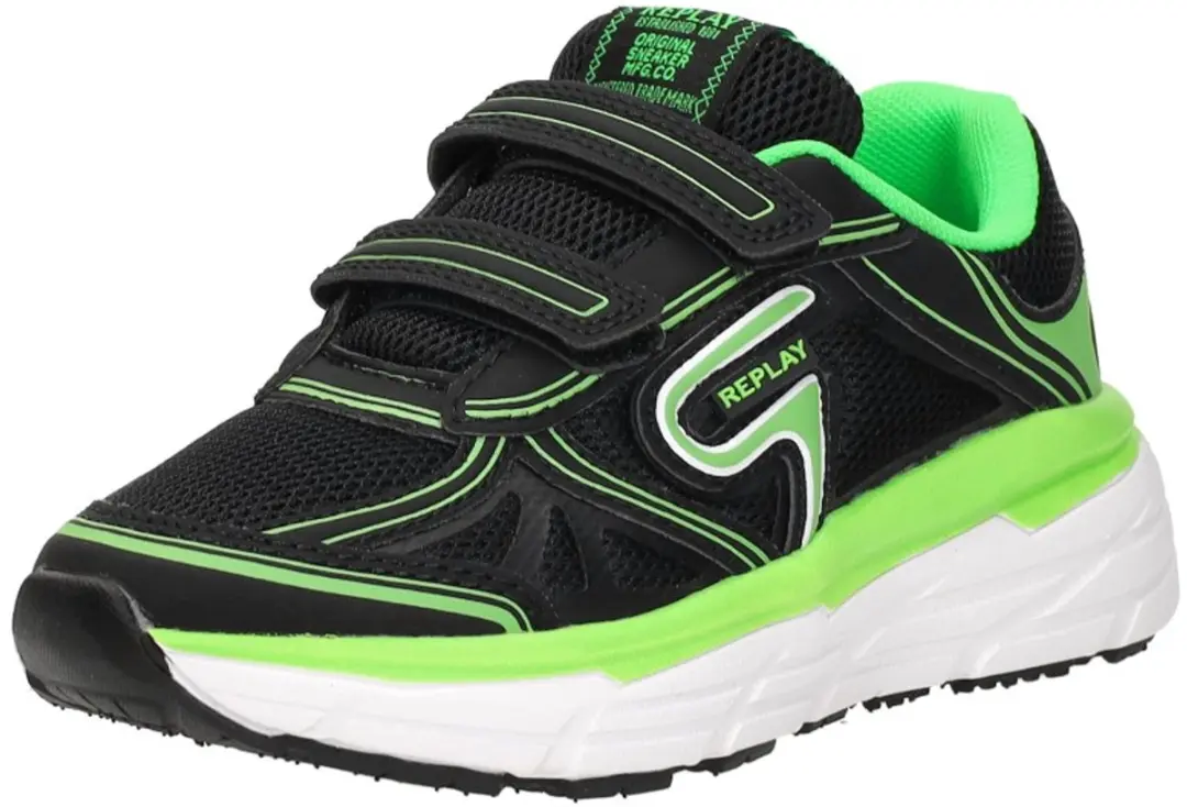 Replay Christal Sneakers - Jongens - Zwart - Maat:28 - afbeelding 5 van 6
