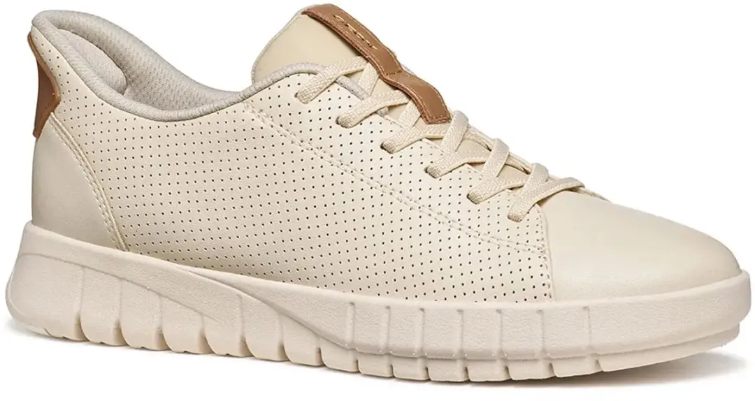 Geox Flextride Plus Dames Sneakers - 39 - Melkwit/Beige