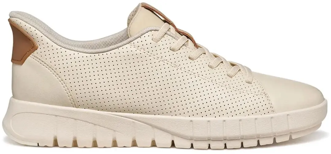 Geox Flextride Plus Dames Sneakers - 39 - Melkwit/Beige