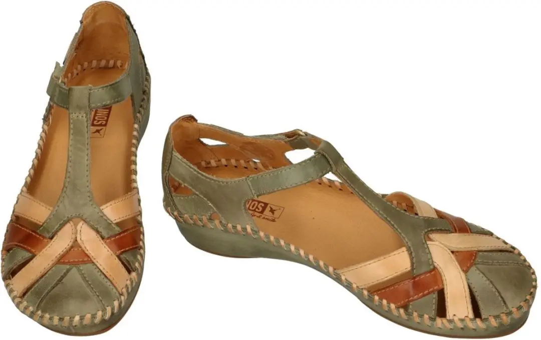 Pikolinos 655-0732C5 Platte Sandalen - 40 - Groen