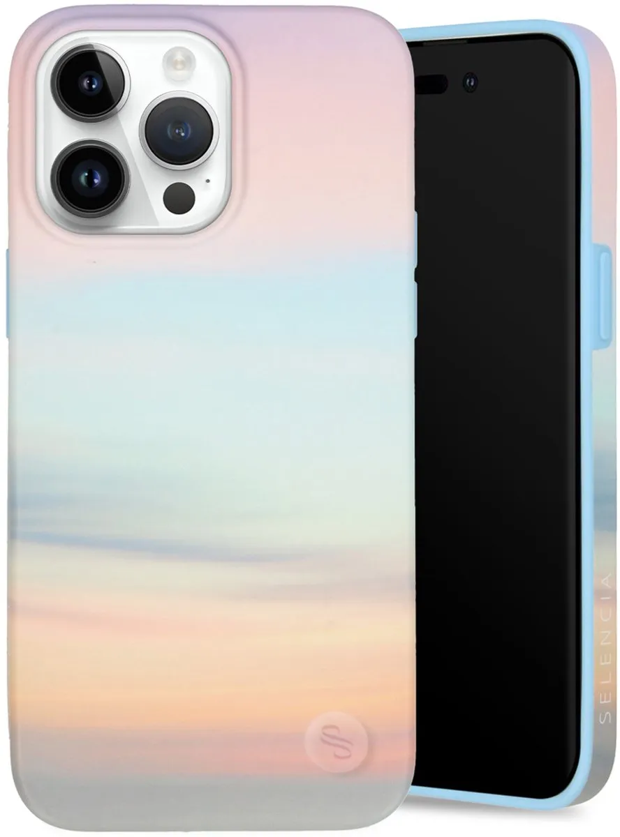 Selencia Hoesje iPhone 14 Pro Max Sky Sunset Multicolor