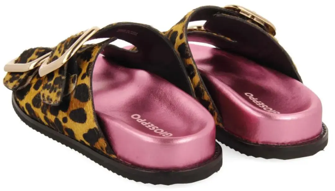 Gioseppo Mifflin Sandalen - Bruin/Roze - Leopard - EU 37 - afbeelding 6 van 6
